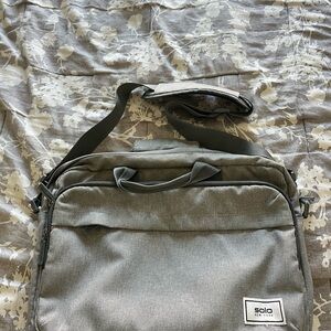 Gray Men's Messenger Bag